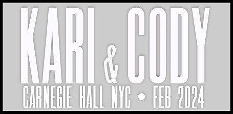 KARI JOBE & CODY CARNES LIVE at Carnegie Hall